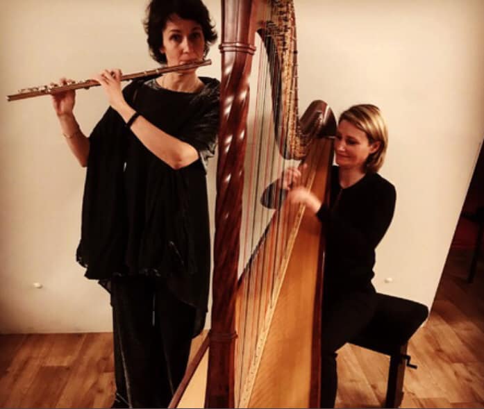 Harpe et flûte avec Stéphanie CHATET et Pauline GRIFFITHS